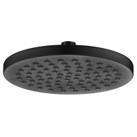 Hlavová sprcha, otočný kloub, průměr 200 mm, černá Hlavová sprcha, otočný kloub, průměr 200 mm, černá