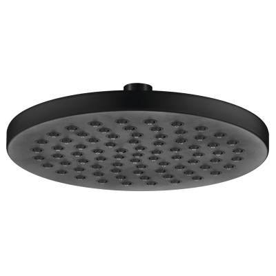 Hlavová sprcha, otočný kloub, průměr 200 mm, černá Hlavová sprcha, otočný kloub, průměr 200 mm, černá
