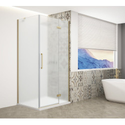 TRINITY GOLD MATT obdélníkový sprchový kout 800x900mm, matné sklo, pravé