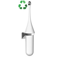 ECOLORED WC štětka závěsná, ABS, Soft Touch, bílá ECOLORED WC štětka závěsná, ABS, Soft Touch, bílá