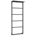 SKA nástěnný sušák ručníků s policí 454x1184x252mm, černá mat