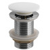 THIN umyvadlová výpust 5/4“, click-clack, Rockstone, bílá mat THIN umyvadlová výpust 5/4“, click-clack, Rockstone, bílá mat