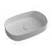INFINITY OVAL keramické umyvadlo na desku, 55x36 cm, bílá INFINITY OVAL keramické umyvadlo na desku, 55x36 cm, bílá