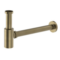 Umyvadlový sifon 5/4", odpad 32mm, kulatý, zlato mat Umyvadlový sifon 5/4", odpad 32mm, kulatý, zlato mat