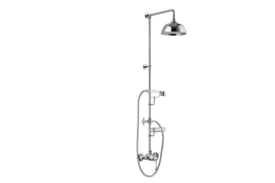 VIENNA sprch. sloup s pákovou baterií, mýdlenka, v. 1291mm, chrom (LO41RM2250) VIENNA sprch. sloup s pákovou baterií, mýdlenka, v. 1291mm, chrom (LO41RM2250)