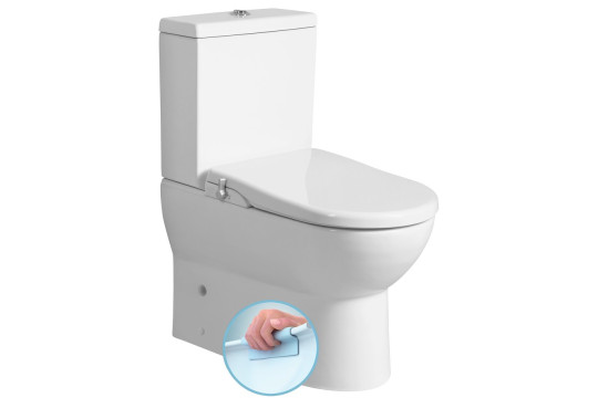JALTA WC kombi, Rimless, s elektronickým bidetem CLEAN STAR, spodní/zadní odpad, bílá JALTA WC kombi, Rimless, s elektronickým bidetem CLEAN STAR, spodní/zadní odpad, bílá