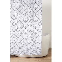 Sprchový závěs 180x200cm, polyester, kostky Sprchový závěs 180x200cm, polyester, kostky
