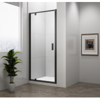 EASY BLACK sprchové dveře otočné 880-1020mm, čiré sklo EASY BLACK sprchové dveře otočné 880-1020mm, čiré sklo