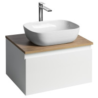 ALTAIR skříňka s deskou 62,5 cm, bílá/dub emporio ALTAIR skříňka s deskou 62,5 cm, bílá/dub emporio