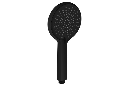 Ruční masážní sprcha, 4 režimy sprchování, průměr 120mm, ABS/černá mat Ruční masážní sprcha, 4 režimy sprchování, průměr 120mm, ABS/černá mat