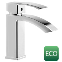 GINKO 35 stojánková umyvadlová baterie bez výpusti, ECO kartuše, chrom GINKO 35 stojánková umyvadlová baterie bez výpusti, ECO kartuše, chrom