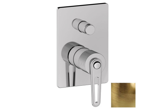 BEBÉ podomítková sprchová baterie, 2 výstupy, bronz