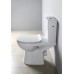 HANDICAP WC kombi zvýšený sedák, Rimless, zadní odpad, bílá HANDICAP WC kombi zvýšený sedák, Rimless, zadní odpad, bílá