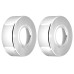 Rozeta 60/24 mm, výška 20 mm, chrom, pár Rozeta 60/24 mm, výška 20 mm, chrom, pár