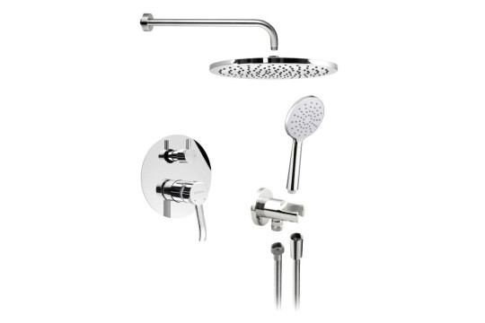 LUKA podomítkový sprchový set s pákovou baterií, 2 výstupy, chrom LUKA podomítkový sprchový set s pákovou baterií, 2 výstupy, chrom