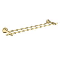 Dvojitý držák ručníků 600 mm, bronz Dvojitý držák ručníků 600 mm, bronz