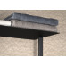 SKA nástěnný sušák ručníků s policí 454x1184x252mm, černá mat