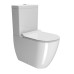 PURA WC mísa kombi spodní/zadní odpad, Swirlflush, 36x63cm, bílá ExtraGlaze