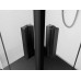 ZOOM BLACK čtvercový sprchový kout 900x900mm, rohový vstup