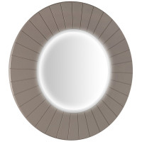 LUMIRO STRIP kulaté zrcadlo s LED osvětlením v rámu ø 90cm, agila LUMIRO STRIP kulaté zrcadlo s LED osvětlením v rámu ø 90cm, agila