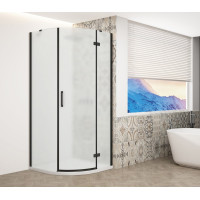TRINITY BLACK čtvrtkruhový sprchový kout 900x900mm, matné sklo, pravé TRINITY BLACK čtvrtkruhový sprchový kout 900x900mm, matné sklo, pravé