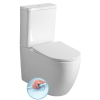 INFINITY WC kombi, Rimless, spodní/zadní odpad, bílá INFINITY WC kombi, Rimless, spodní/zadní odpad, bílá