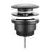 Umyvadlová výpust 5/4“, click-clack, velká zátka, tl.10-55mm, černá Umyvadlová výpust 5/4“, click-clack, velká zátka, tl.10-55mm, černá