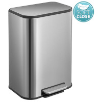 Odpadkový koš 12l, Soft Close, nerez mat
