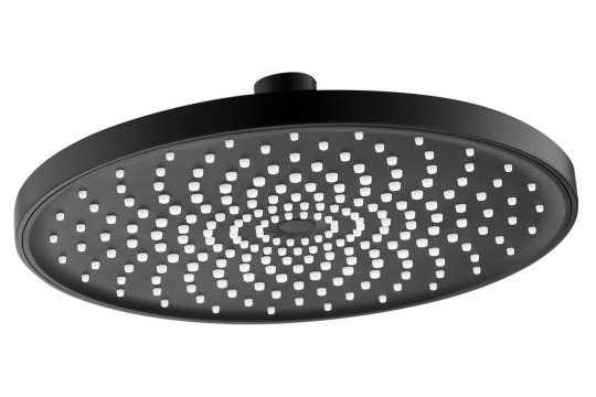 Hlavová sprcha, průměr 220mm, ABS/černá mat Hlavová sprcha, průměr 220mm, ABS/černá mat