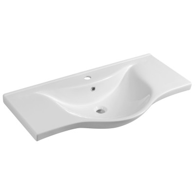 ZARA 100 keramické umyvadlo nábytkové 99,5x46,5cm, bílá ZARA 100 keramické umyvadlo nábytkové 99,5x46,5cm, bílá
