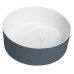 THIN umyvadlo na desku, Rockstone, Ø 38 cm, siena/bílá mat THIN umyvadlo na desku, Rockstone, Ø 38 cm, siena/bílá mat