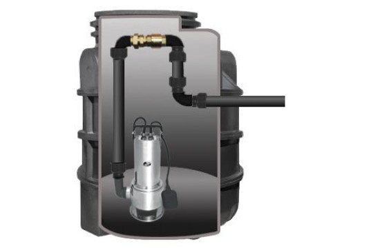 SUMOBOX 1000 - 1x BEST INOX 1100, Přečerpávací box
