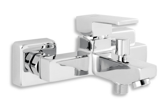 Vanová baterie bez příslušenství 150 mm Titania CUBE chrom Vanová baterie bez příslušenství 150 mm Titania CUBE chrom
