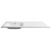 ARECA umyvadlo, litý mramor, 121x51,5cm, levé, bílá ARECA umyvadlo, litý mramor, 121x51,5cm, levé, bílá