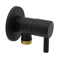 Rohový ventil keramický s krytkou a kovovou pákou 1/2x3/8 Rohový ventil keramický s krytkou a kovovou pákou 1/2x3/8
