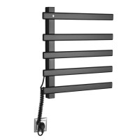 ELCOR elektrický sušák ručníků 480x520x50mm, 85W, černá mat ELCOR elektrický sušák ručníků 480x520x50mm, 85W, černá mat