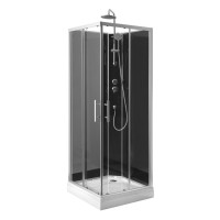 GRANVIK čtvercový sprchový box 800x800x2180mm, čiré sklo