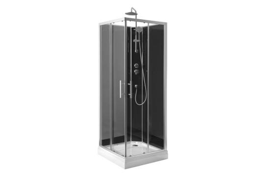 GRANVIK čtvercový sprchový box 800x800x2180mm, čiré sklo