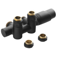 WICHER COMBI připojovací sada termostatická pro středové připojení 50mm, černá mat WICHER COMBI připojovací sada termostatická pro středové připojení 50mm, černá mat
