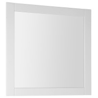 FAVOLO zrcadlo v rámu 80x80cm, bílá mat FAVOLO zrcadlo v rámu 80x80cm, bílá mat