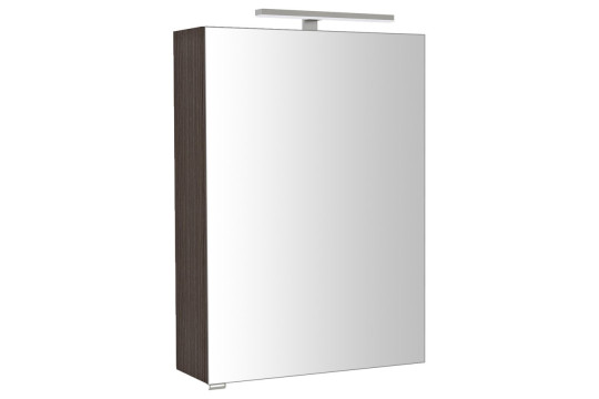 RIWA galerka s LED osvětlením, 50x70x17cm, borovice rustik