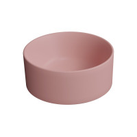 KUBE X keramické umyvadlo na desku, průměr 32cm, blush mat KUBE X keramické umyvadlo na desku, průměr 32cm, blush mat