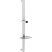 Posuvný držák sprchy s mýdlenkou, 680mm, chrom Posuvný držák sprchy s mýdlenkou, 680mm, chrom