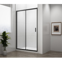 EASY BLACK sprchové dveře 1100mm, čiré sklo EASY BLACK sprchové dveře 1100mm, čiré sklo