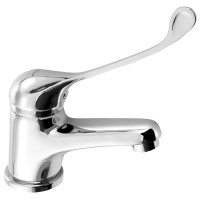 HOFFER stojánková umyvadlová baterie, lékařská páka, chrom HOFFER stojánková umyvadlová baterie, lékařská páka, chrom