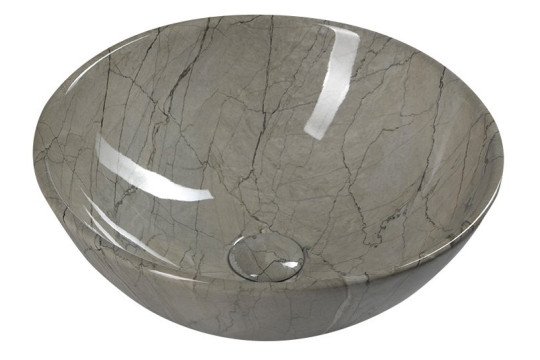 DALMA keramické umyvadlo 42x42x16,5 cm, grigio DALMA keramické umyvadlo 42x42x16,5 cm, grigio