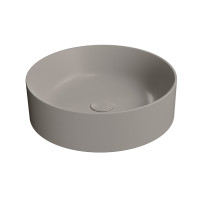 KUBE X keramické umyvadlo na desku, průměr 45cm, tortora mat KUBE X keramické umyvadlo na desku, průměr 45cm, tortora mat