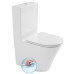 FEIN WC kombi, Rimless, spodní/zadní odpad, bílá