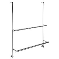 Závěsný držák ručníků na sprchovou zástěnu 600x730x125mm, chrom Závěsný držák ručníků na sprchovou zástěnu 600x730x125mm, chrom
