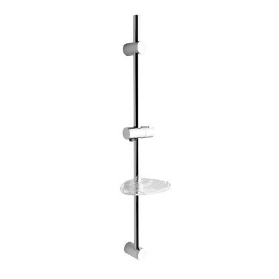 Posuvný držák sprchy s mýdlenkou, 810mm, chrom Posuvný držák sprchy s mýdlenkou, 810mm, chrom